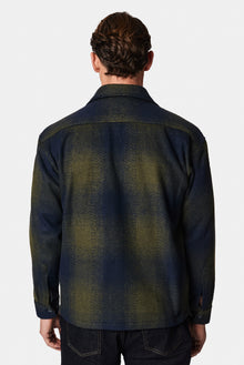 Orta Haki Uzun Kol Oversize Ekstra Rahat Kesim Pamuklu Ekose Oduncu Gömlek