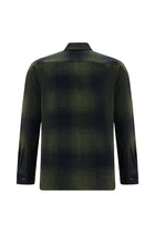 Orta Haki Uzun Kol Oversize Ekstra Rahat Kesim Pamuklu Ekose Oduncu Gömlek