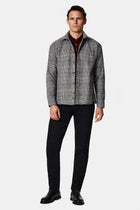 Orta Füme Uzun Kol Oversize Ekstra Rahat Kesim Yünlü Ekose Oduncu Gömlek