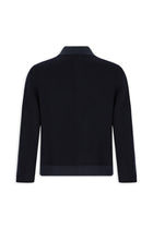 Koyu Lacivert Yünlü Cepli S?cak Tutan Fermuarl? Bomber Ceket / Mont-Abdullah Ki??l?