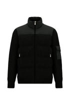 Siyah İtalyan Yün Spor Mont