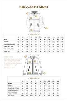 Siyah İtalyan Yün Spor Mont