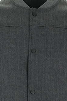 Aç?k Antrasit Slim Fit Dar Kesim Yünlü Bomber Ceket Mont-Abdullah Ki??l?
