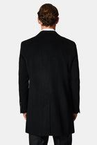 Siyah Dü?meli Cepli S?cak Tutan Yünlü Ka?mir Klasik Kaban-Abdullah Ki??l?