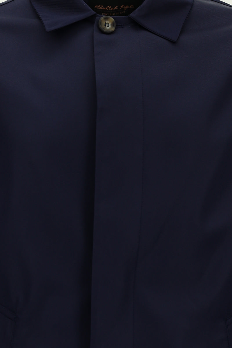 Orta Lacivert Klasik Pardösü & Trençkot