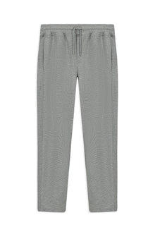 Orta Füme Melanj Regular Fit Desenli Beli Lastikli İpli Pamuklu Örme Sweatpant / Eşofman Altı