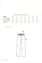 Orta Füme Melanj Regular Fit Desenli Beli Lastikli İpli Pamuklu Örme Sweatpant / Eşofman Altı