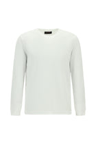 Kırık Beyaz Bisiklet Yaka Regular Fit Nakışlı Pamuk Sweatshirt