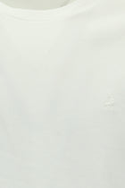 Kırık Beyaz Bisiklet Yaka Regular Fit Nakışlı Pamuk Sweatshirt