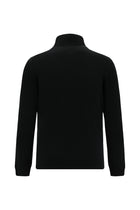 Siyah Bal?kç? Yaka Regular Fit Desenli Yünlü Triko Kazak-Abdullah Ki??l?