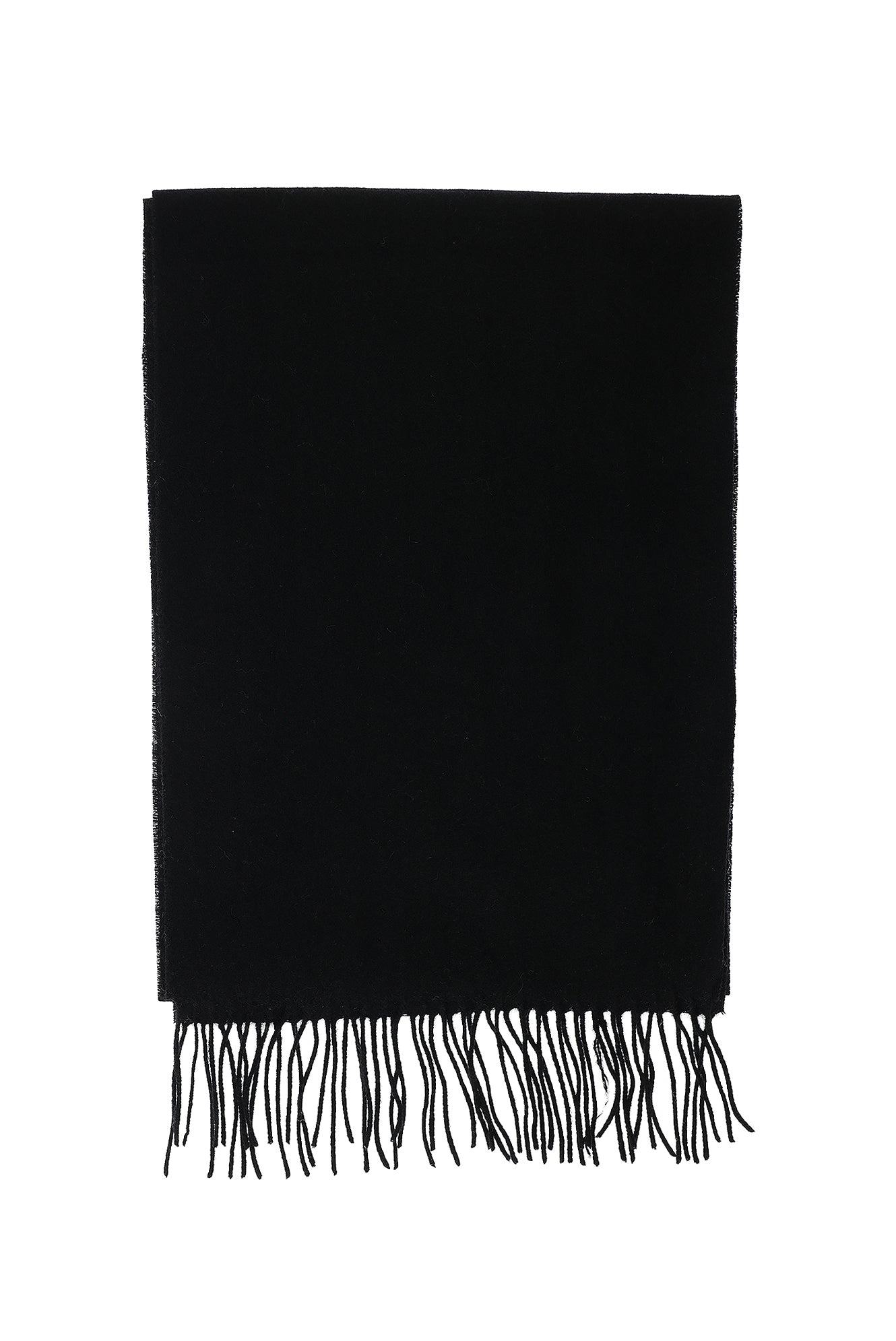 Siyah Desenli Yünlü Kaşmir Atkı