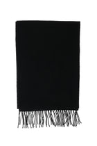 Siyah Desenli Yünlü Kaşmir Atkı