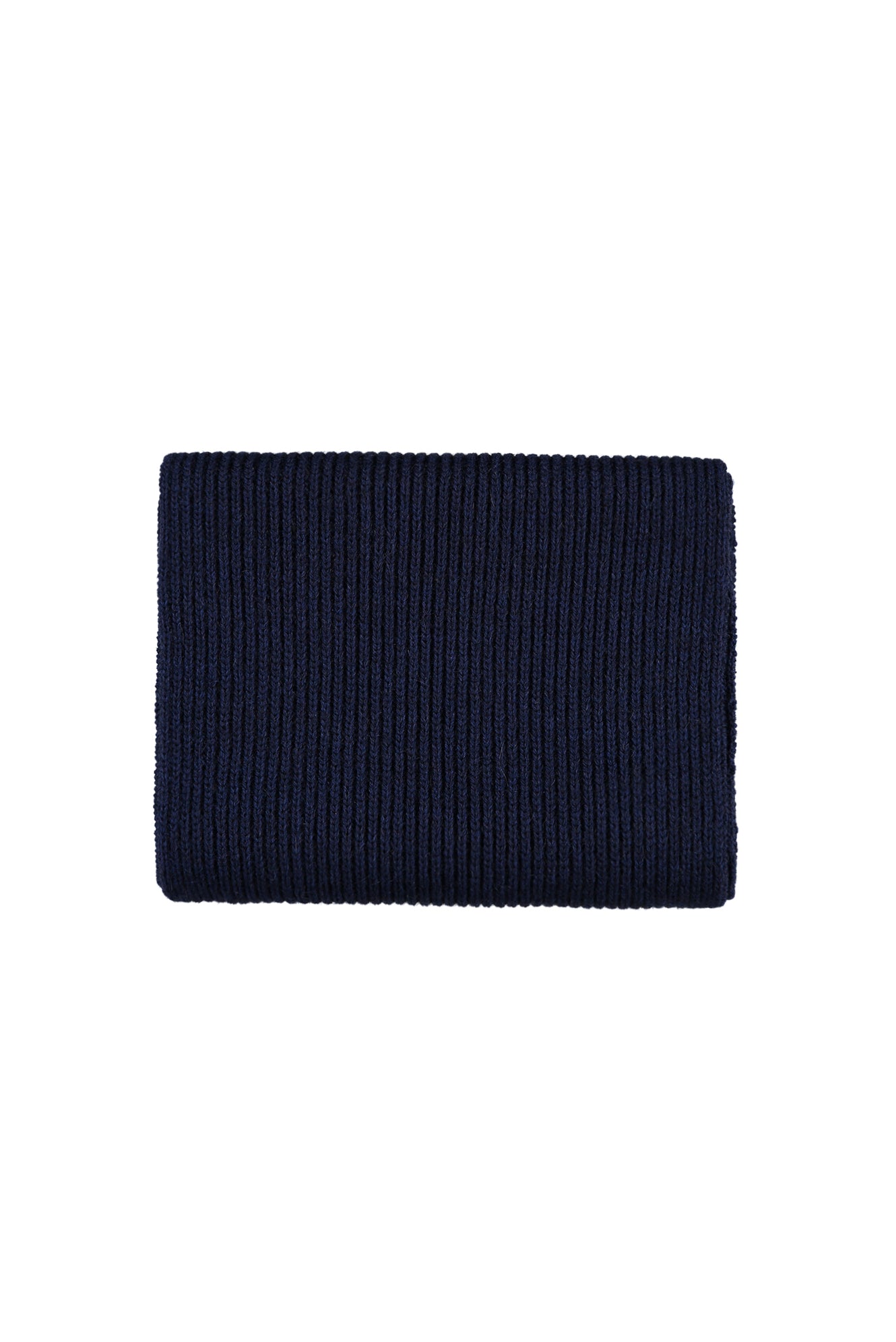 Koyu Lacivert Alpaka Yünlü Atkı & Bere Takımı