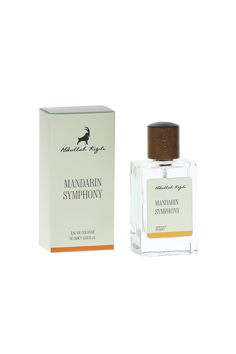 2'li Kravat & Mandarin Symphony 50 ml Kolonya Hediye Kutulu Set