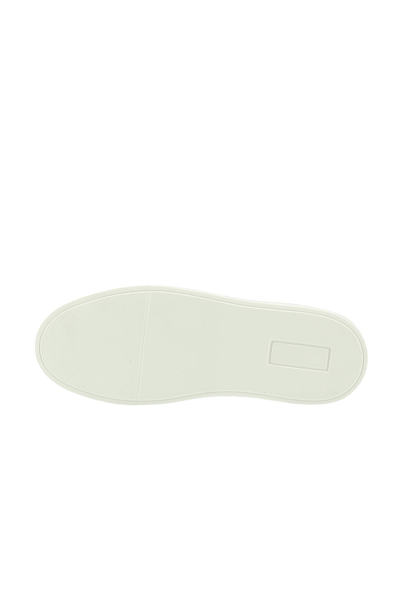 Koyu Lacivert Sneaker Deri Ayakkabı