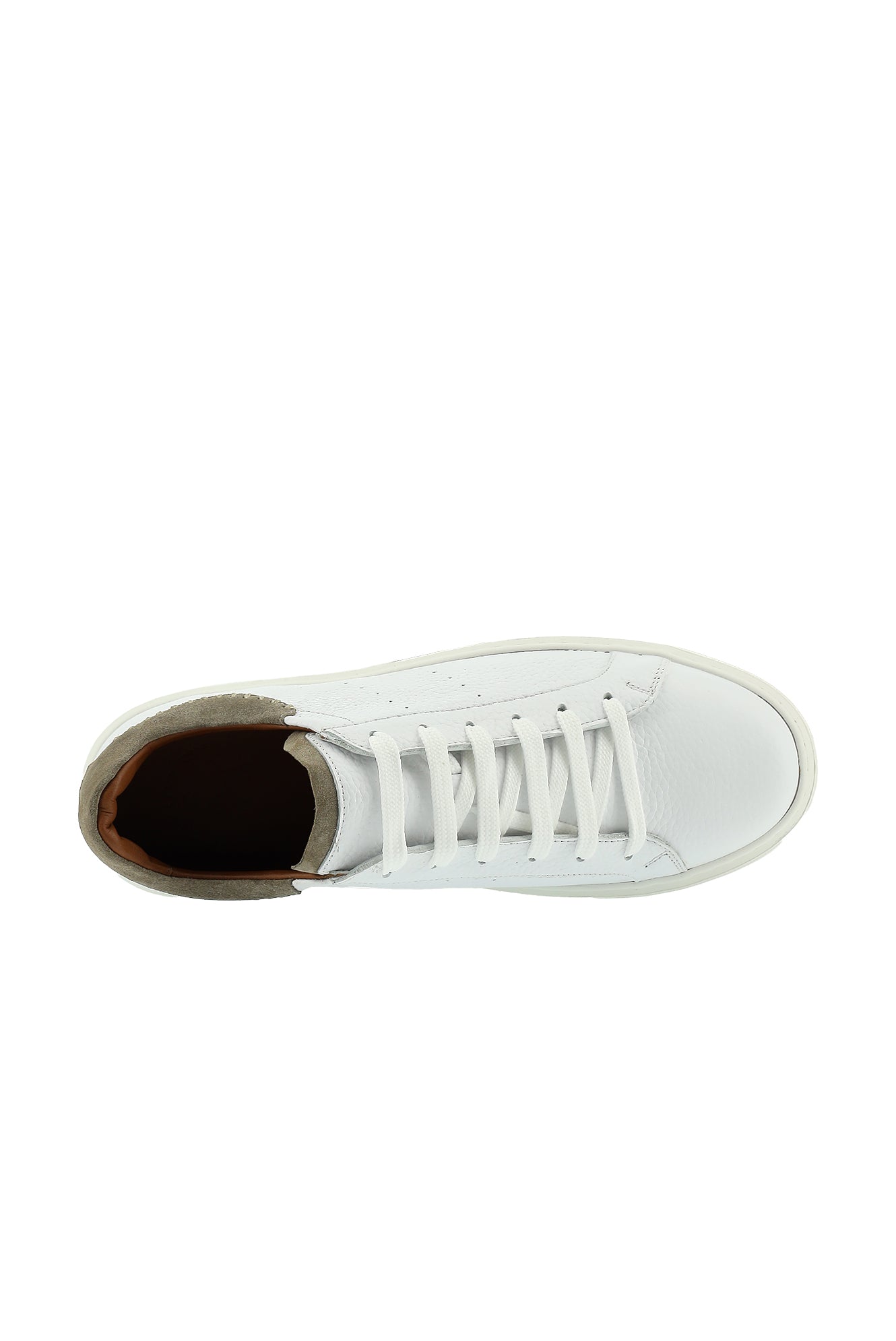Beyaz Sneaker Deri Ayakkabı