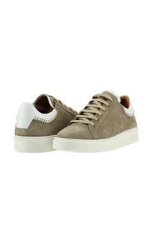 Orta Vizon Sneaker Deri Ayakkabı