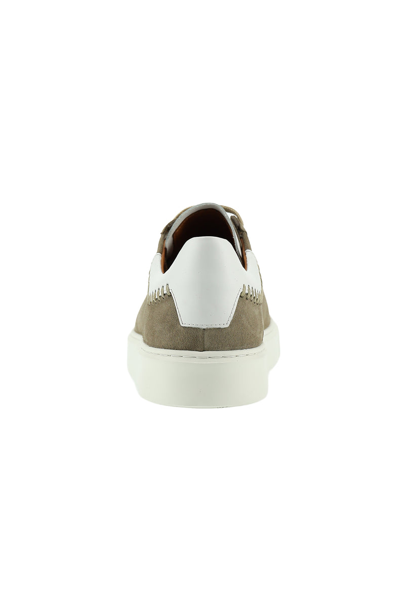 Orta Vizon Sneaker Deri Ayakkabı