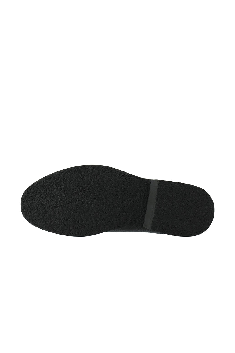 Siyah Deri Chelsea Bot