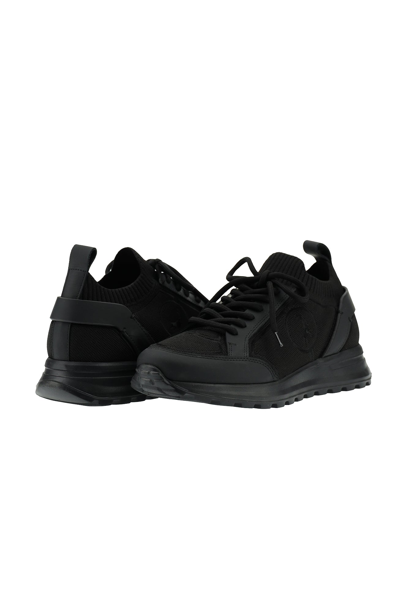 Siyah File Detaylı Günlük Spor Ayakkabı