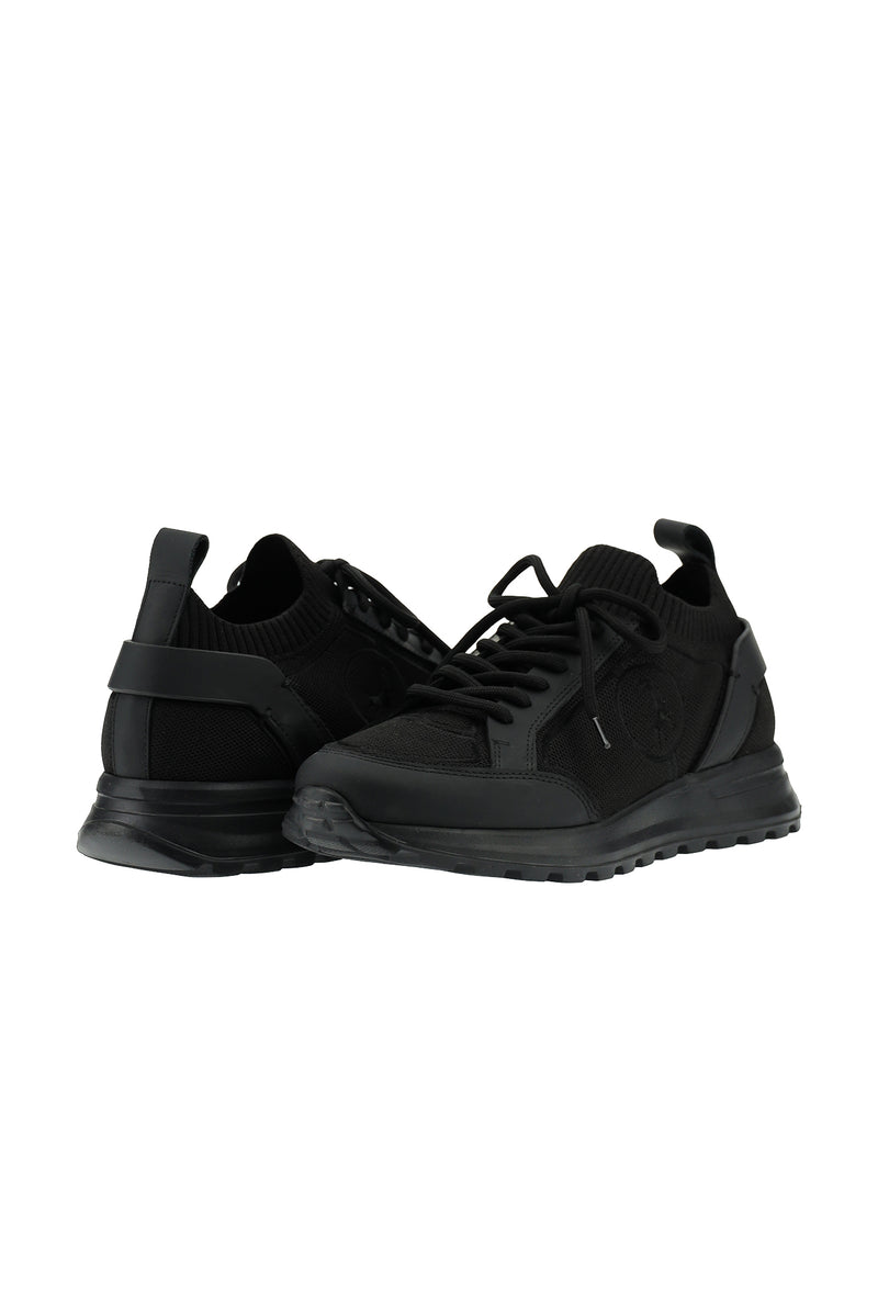 Siyah File Detaylı Günlük Spor Ayakkabı