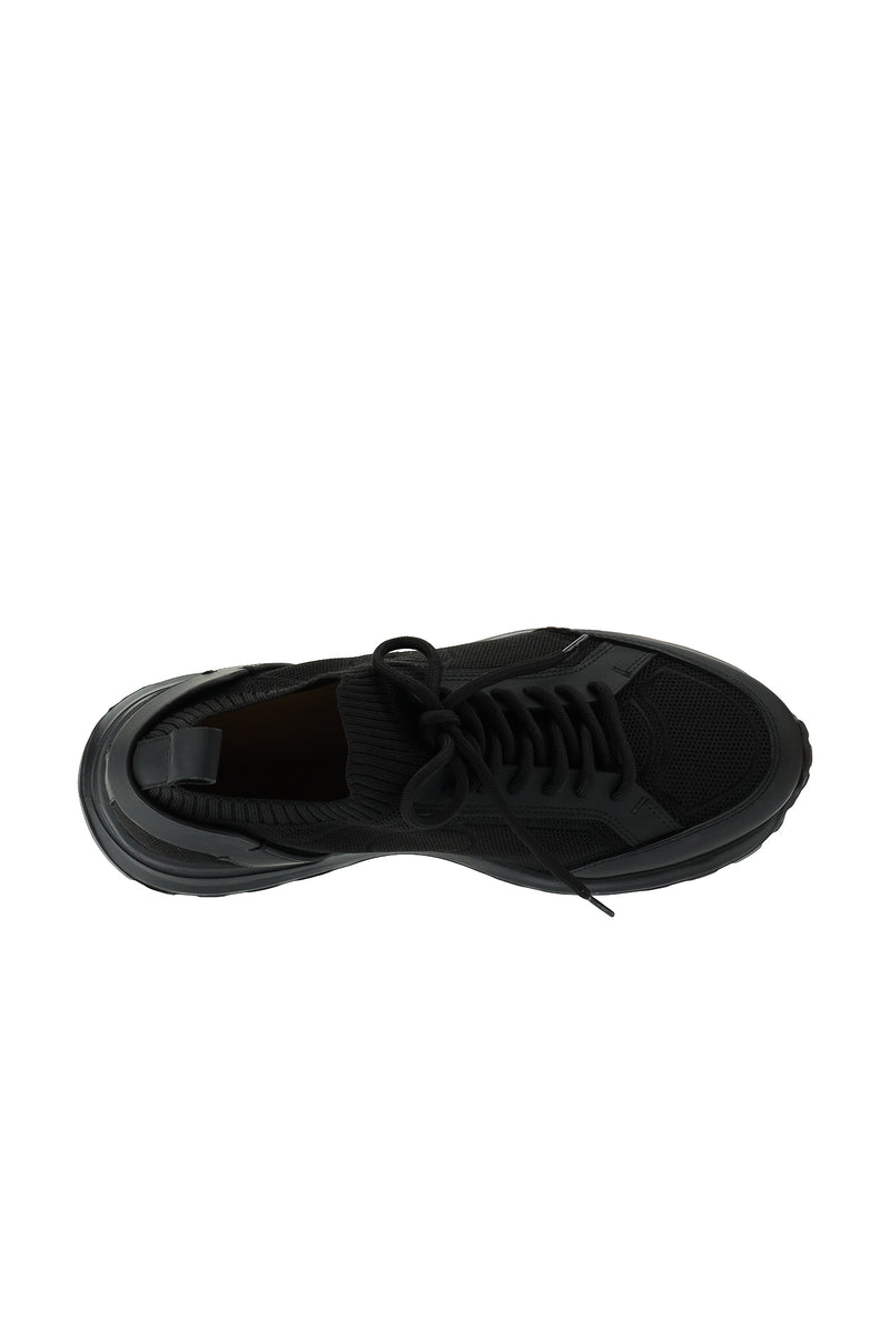 Siyah File Detaylı Günlük Spor Ayakkabı