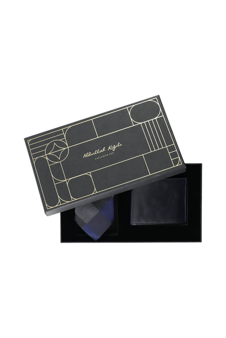 2'li Cüzdan & Kravat Hediye Kutulu Set