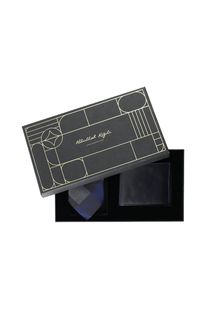 2'li Cüzdan & Kravat Hediye Kutulu Set