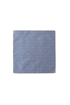 Açık Mavi 2'li İpek Karışımlı Desenli Kravat & Mendil Seti