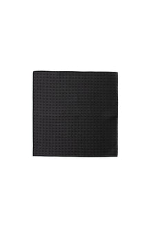 Orta Antrasit 2'li İpek Karışımlı Kravat & Mendil Seti