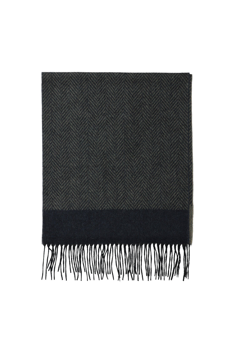 Açık Lacivert İtalyan Kaşmir Düz Atkı (37X180 CM)