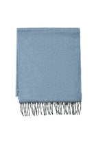 Açık Mavi İtalyan Kaşmir Düz Atkı (37X180 CM)