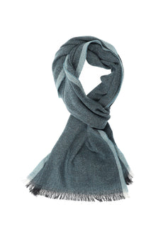 Mavi İtalyan Kaşmir Düz Atkı (37X180 CM)