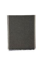 Açık Antrasit İtalyan Kaşmir Düz Atkı (37X180 CM)