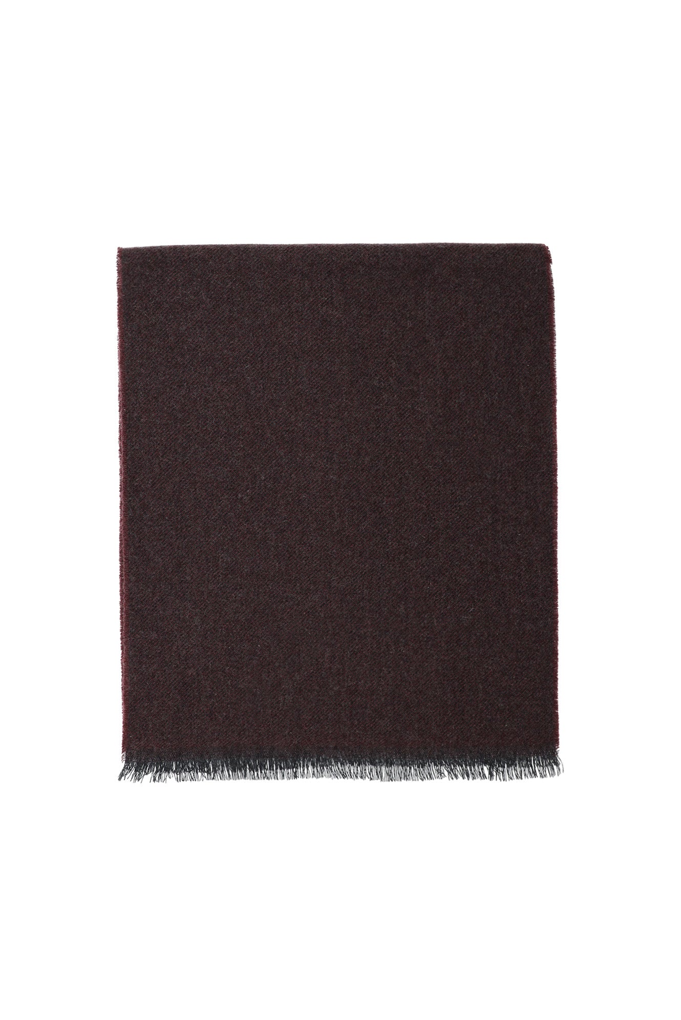 Koyu Bordo İtalyan Kaşmir Düz Atkı (37X180 CM)