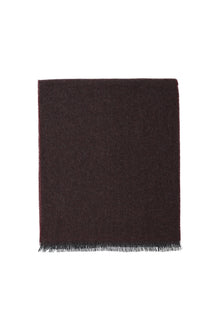 Koyu Bordo İtalyan Kaşmir Düz Atkı (37X180 CM)