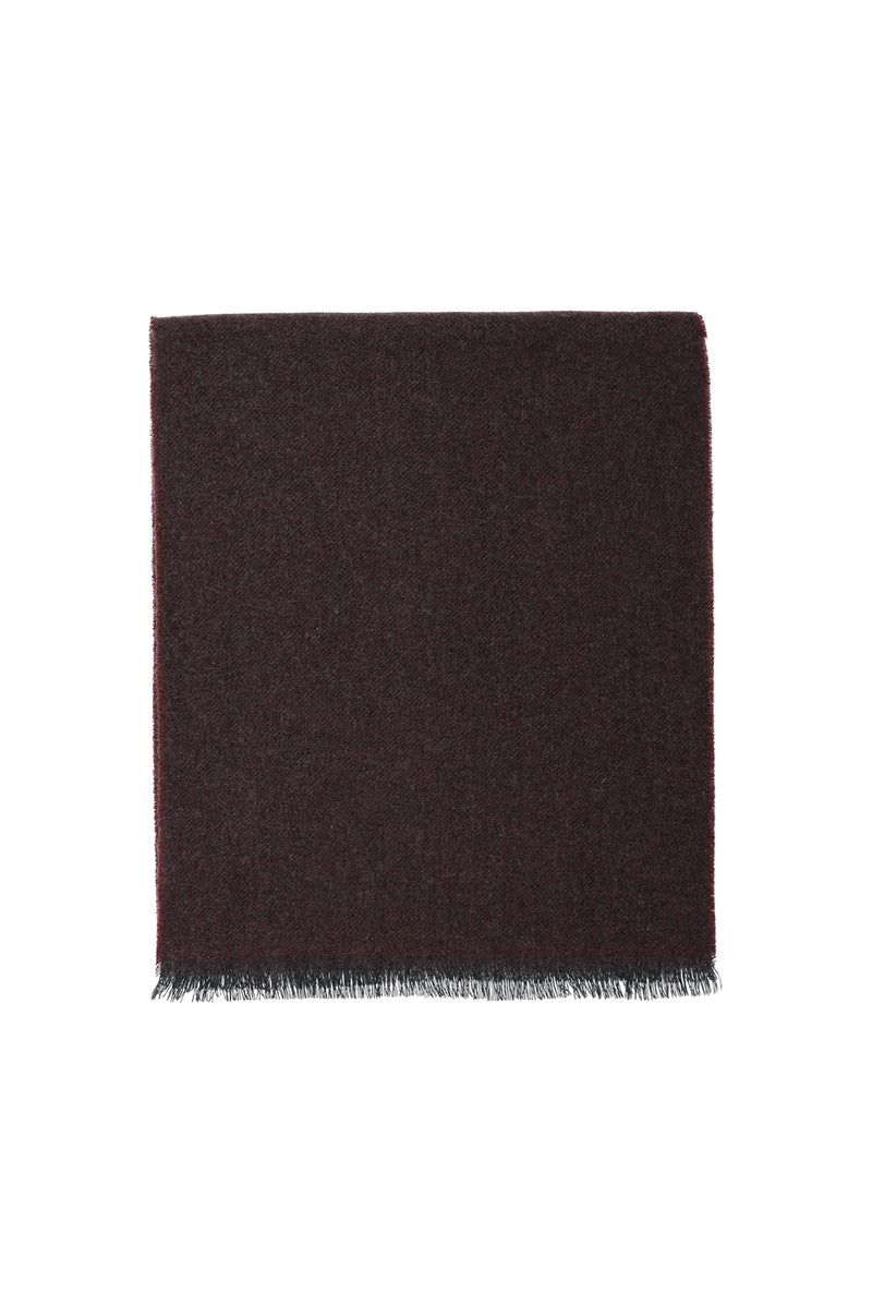 Koyu Bordo İtalyan Kaşmir Düz Atkı (37X180 CM)