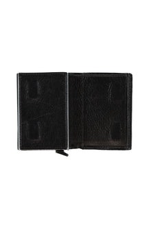 Siyah Mekanizmalı Deri Cüzdan