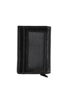 Siyah Mekanizmalı Deri Cüzdan