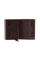 Koyu Kahve Mekanizmalı Deri Cüzdan