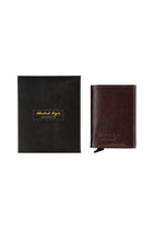 Koyu Kahve Mekanizmalı Deri Cüzdan