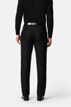 Siyah 6 Drop Regular Fit Standart Kesim Klasik Kumaş Pantolon