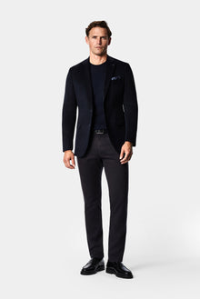 Koyu Füme Slim Fit Dar Kesim Lyocell Karışımlı 5 Cep Kanvas / Chino Pantolon