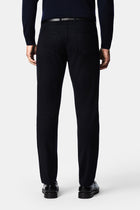 Koyu Lacivert Slim Fit Dar Kesim Lyocell Karışımlı 5 Cep Kanvas / Chino Pantolon