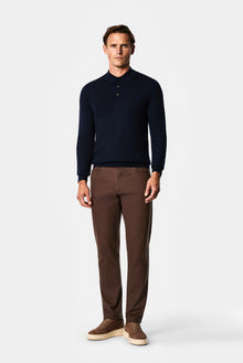 Koyu Kahve Slim Fit Pamuklu Spor Pantolon
