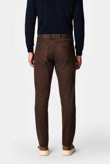 Koyu Kahve Slim Fit Pamuklu Spor Pantolon