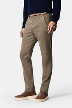 Orta Haki Regular Fit Lyocell Karışımlı 5 Cep Casual Pantolon