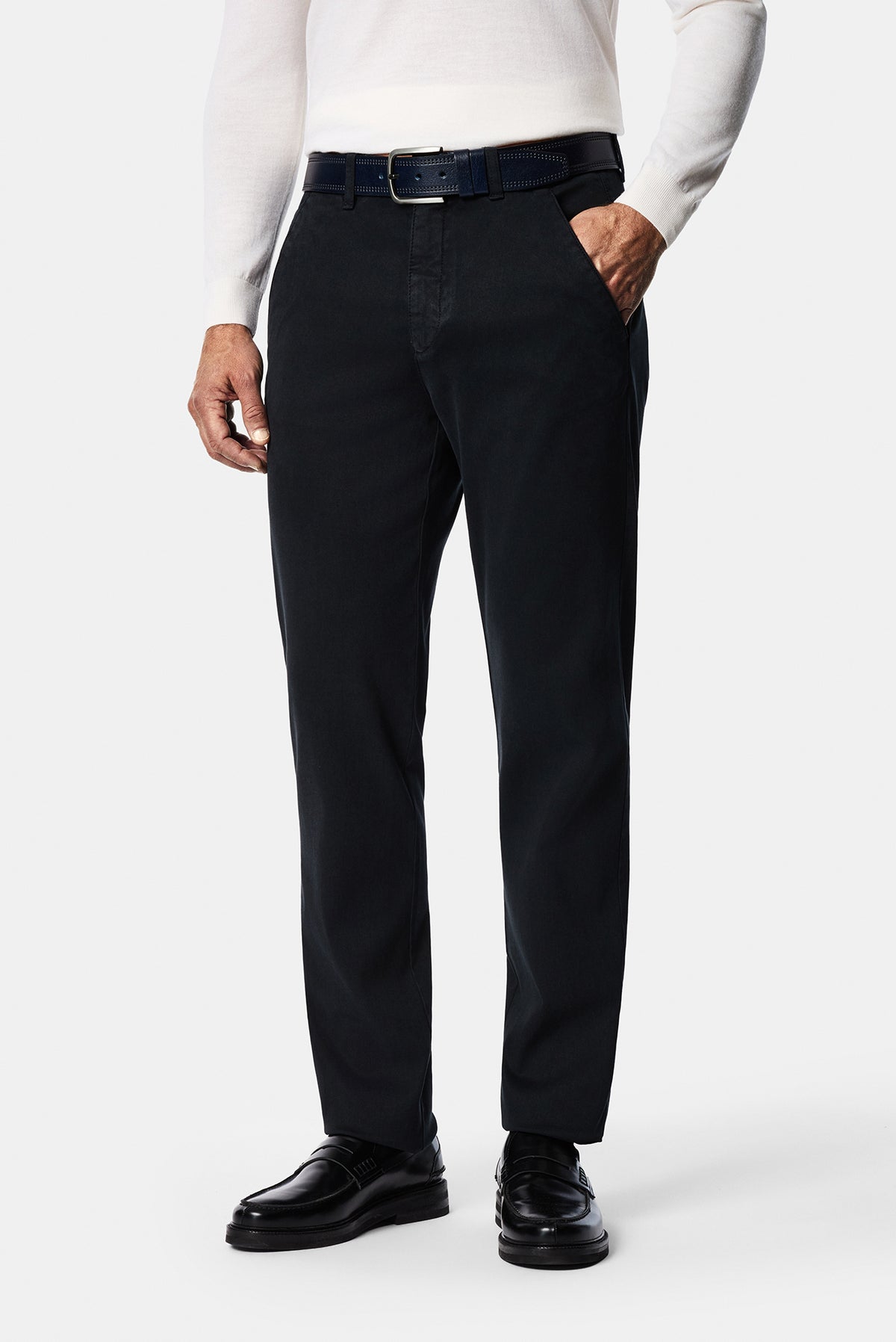 Koyu Antrasit Regular Fit Lyocell Karışımlı 5 Cep Casual Pantolon