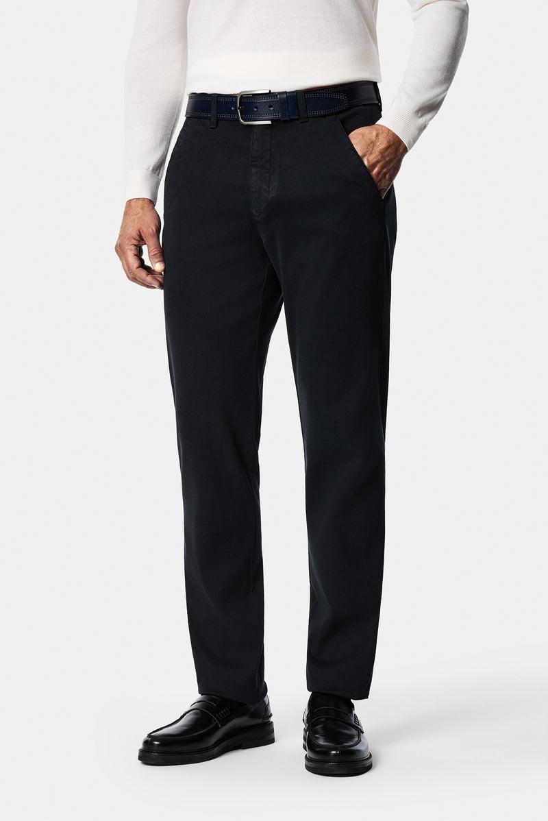 Koyu Antrasit Regular Fit Lyocell Karışımlı 5 Cep Casual Pantolon