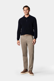 Koyu Vizon Regular Fit Lyocell Karışımlı 5 Cep Casual Pantolon